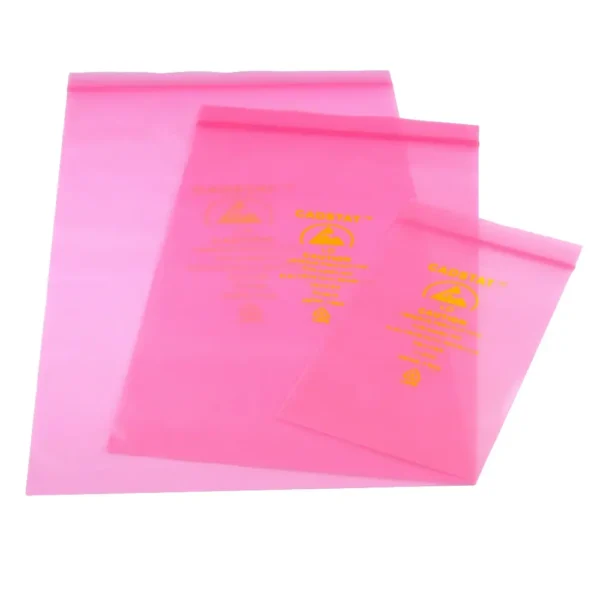 Anti-Static PE Bags ESD pink